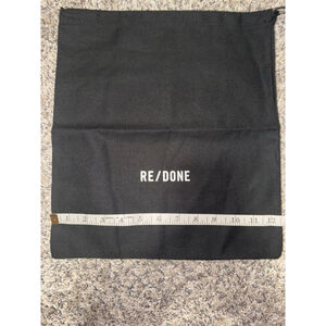 RE/DONE Black One Size Storage Dust Bag​